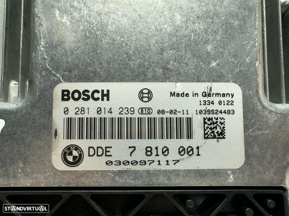.Centralina Original Motor Bosch BMW 2.0 N47 N47D20 118d 318d 16v 143cv 7 810 001 / 0 281 014 239