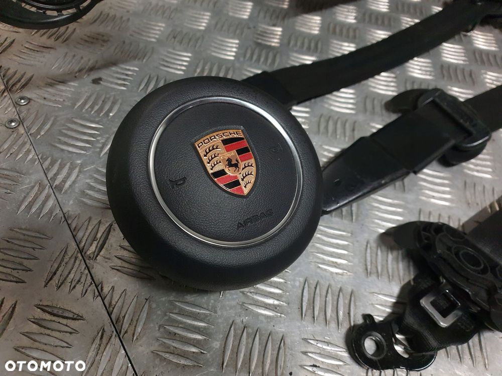 porsche cayenne ii lift 7p5 deska konsola kokpit airbag poduszki pasy - 5