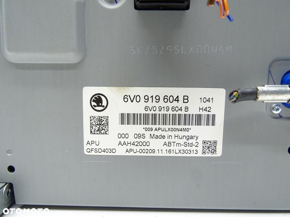 RADIO RADIOODTWARZACZ CD NAVI NAWIGACJA 6V0919604B SKODA FABIA III - 5