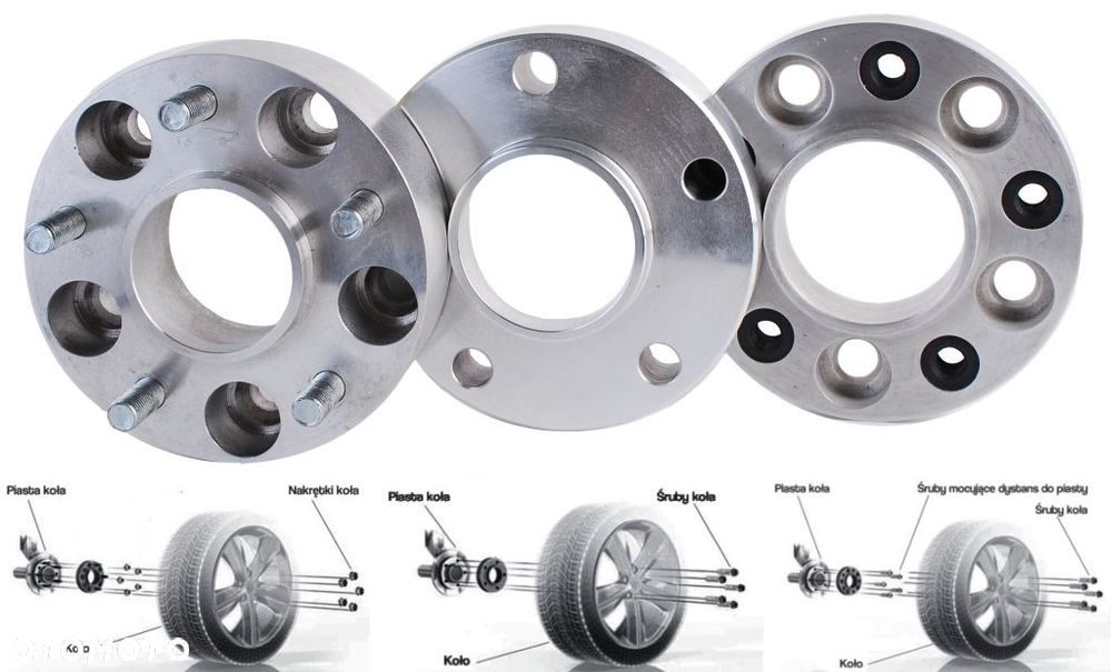 DYSTANSE ADAPTERY do kół BMW 5x120 E90 E91 E92 E93 E34 E32 E38 - 12