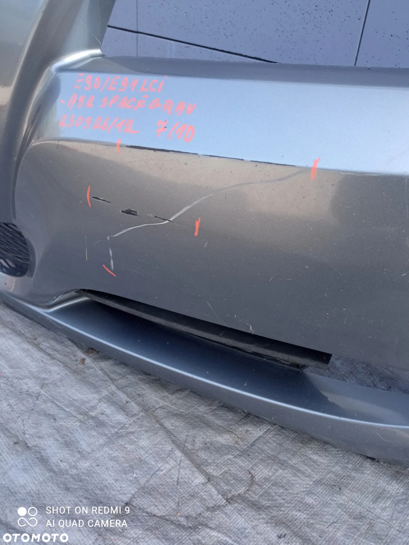 BMW E90 ZDERZAK A52 SPACEGRAU LIFT - 7
