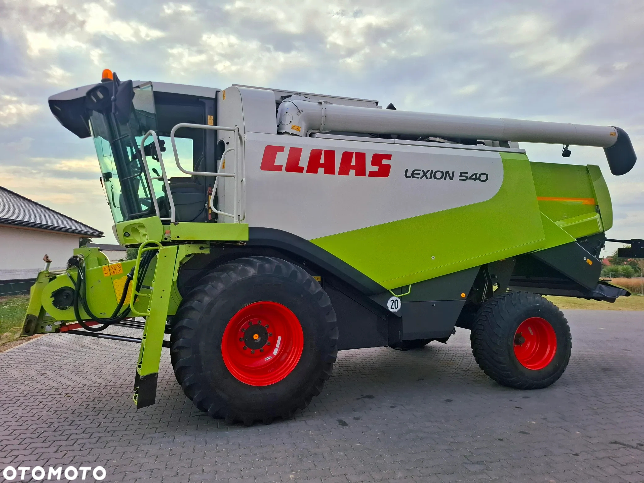 Claas Lexion 540 heder 6.6 m, Nie Malowany, Stan Bardzo Dobry - 2
