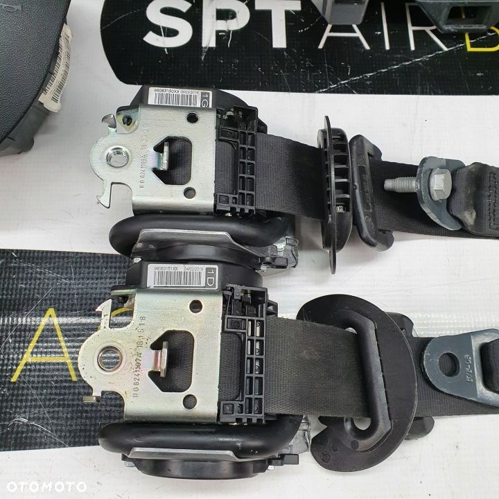 PEUGEOT 308 T9 DESKA ROZDZIELCZA KONSOLA KOKPIT PULPIT PODUSZKI AIRBAG AIR BAG PASY KIT SET - 7