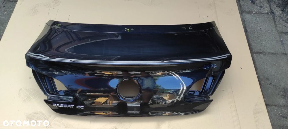 KLAPA BAGAŻNIKA VW PASSAT CC SEDAN CZARNY LC9X WYSYŁKA !!! - 1