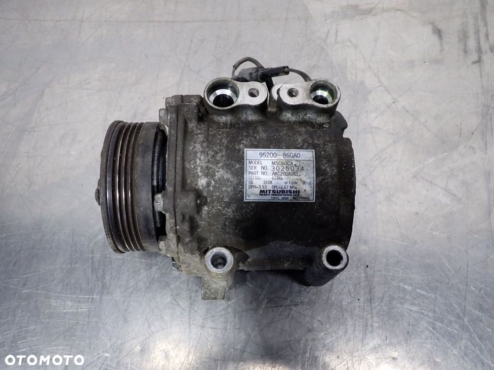 SPRĘŻARKA KLIMATYZACJI SUBARU JUSTY G3X 95200-86GA0  3025034   AKC200A081 - 1
