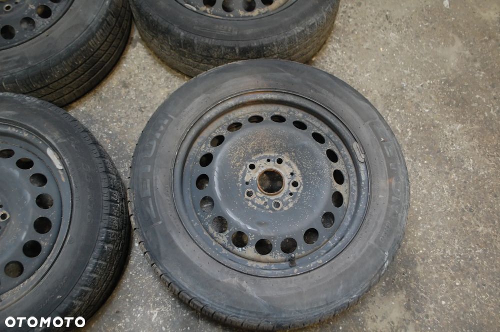 KOŁA FELGI STALOWE + OPONY 5QA601027C 5X112 6.5J ET48 205/60R16 AUDI A4 VW SEAT SKODA - 3