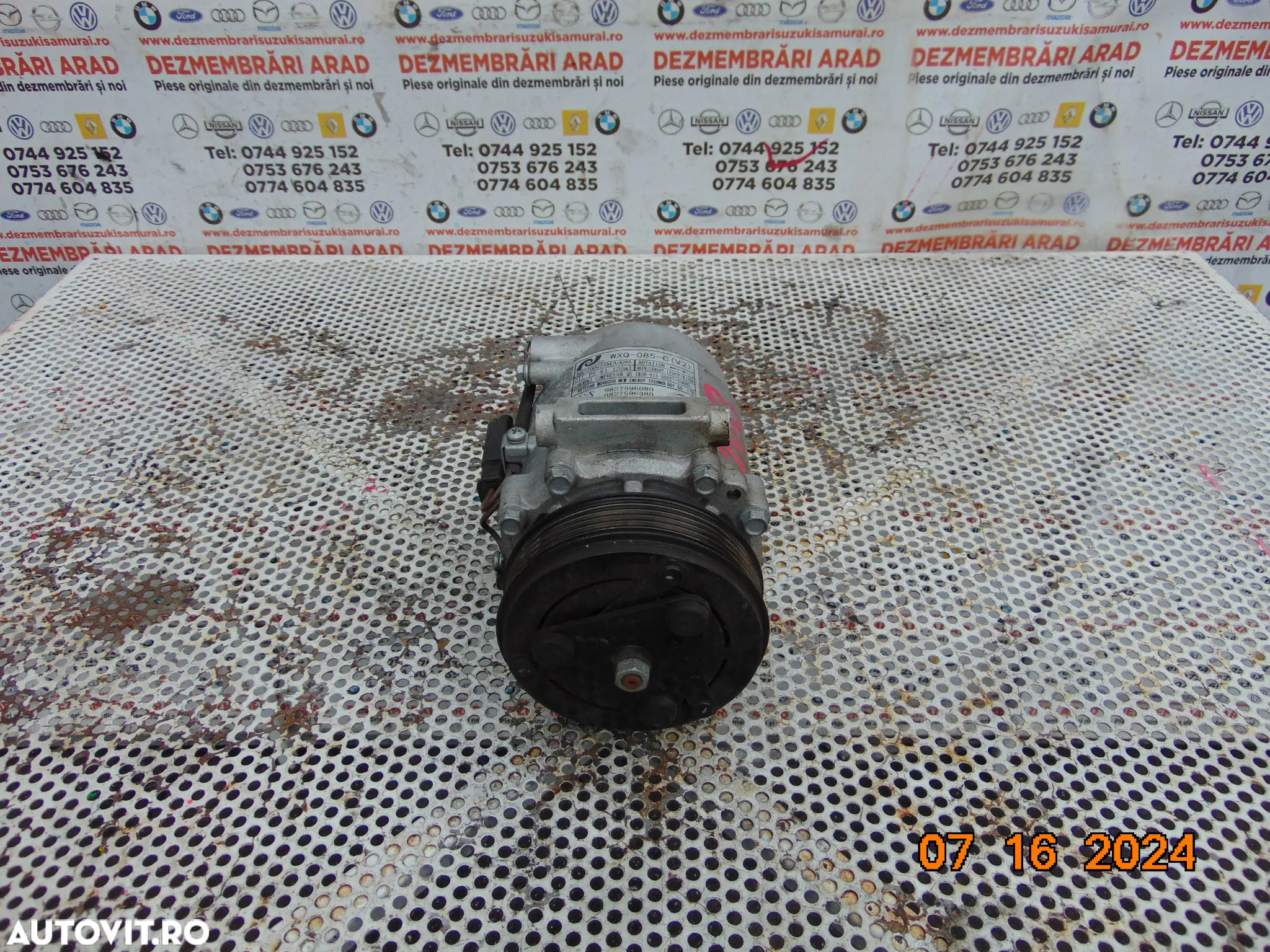 Compresor clima Opel Crossland grandland corsa F Mokka 1.2 1.4 peugeot 2008 2007 3008 208 308 partn - 7