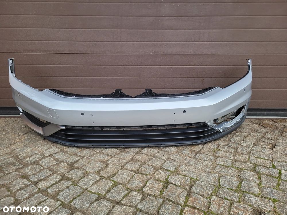 ZDERZAK PRZEDNI PRZÓD VW PASSAT B8 ALLTRACK LA7W PDC HALOGEN - 2