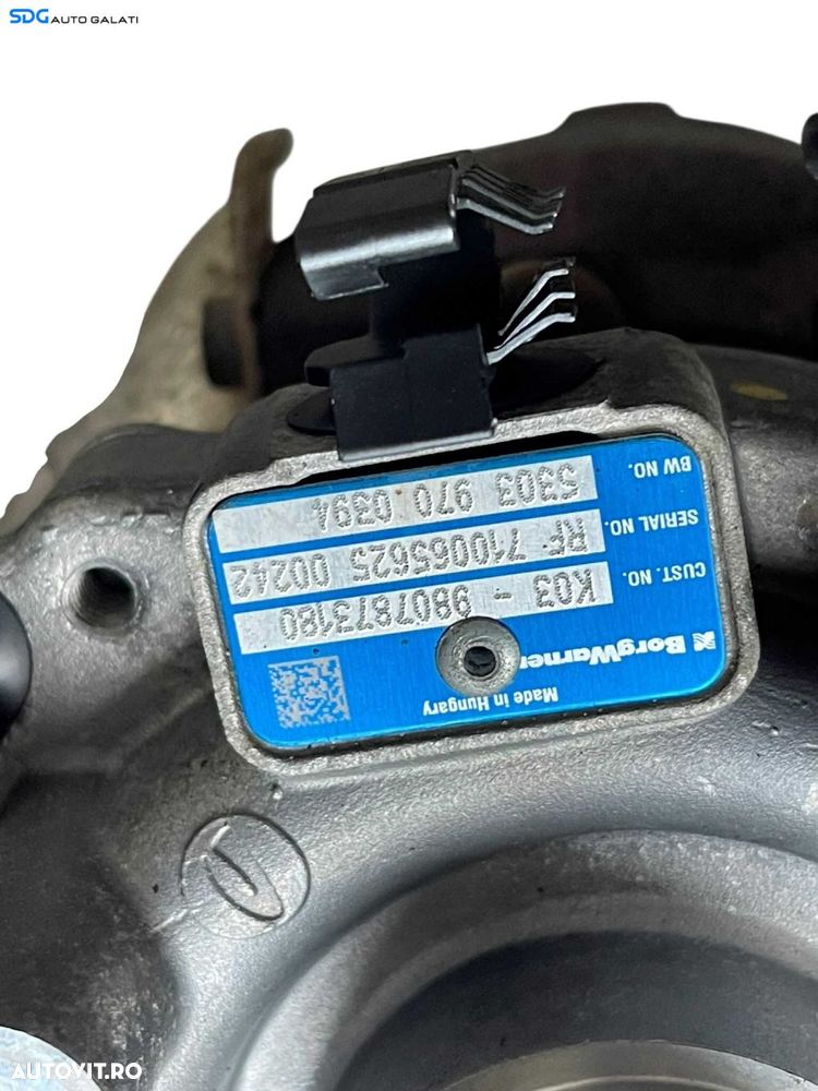 Turbo Turbina Turbosuflanta Peugeot Traveller 2.0 Blue HDI 2016 - Prezent Cod 9807873180 [B4186] - 6