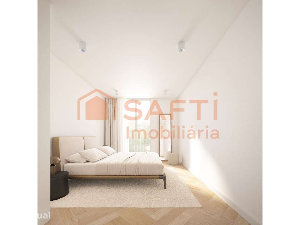 Apartamento T3 com varanda e estacionamento - Grande imagem: 2/5