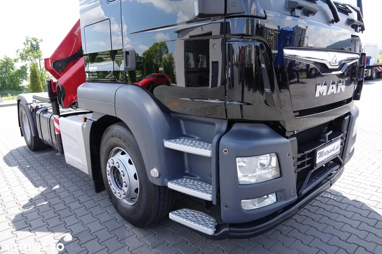 MAN TGS 480 / HDS HMF 1820 / RAZA 17,5 m / EURO 6 / MANUAL / RADIO CONTROL / TRACTOR - 13