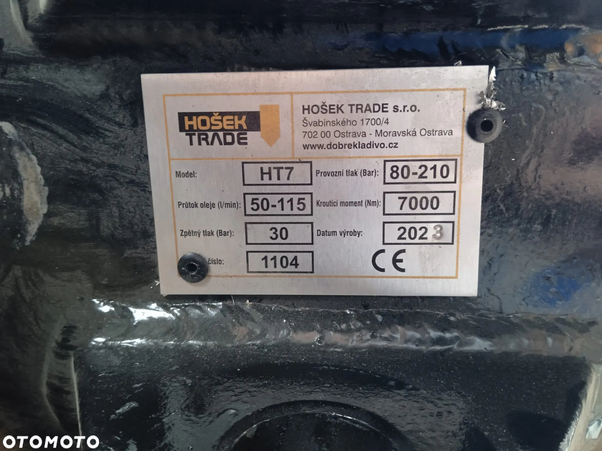 Wiertnica Napęd JCB 3CX 4CX Maszyna 6-10 ton Hosek Digga - 3