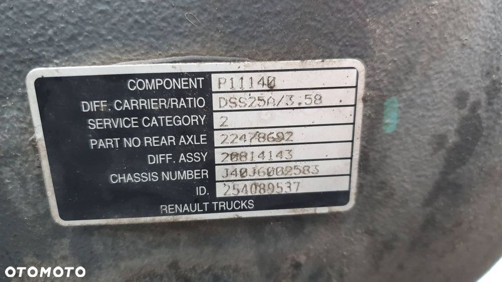 MOST TYLNY TYŁ 12/43 RENAULT MIDLUM D 280 E6 2016 - 3