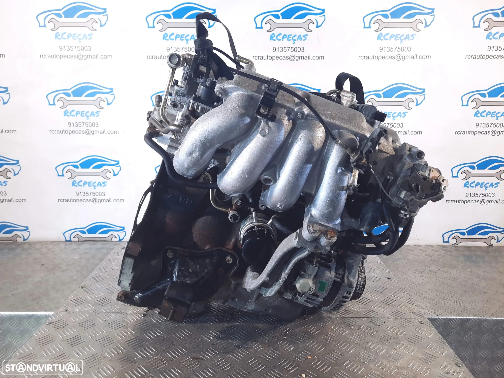 .MOTOR COMPLETO 1.8i 16V 146CV BP6D MAZDA MX5 MX-5 II 2 MK2.5 NB MOTOR ARRANQUE ALTERNADOR BIMASSA COMPRESSOR AR CONDICIONADO BOMBA DIRECAO TURBO INJETORES - 3