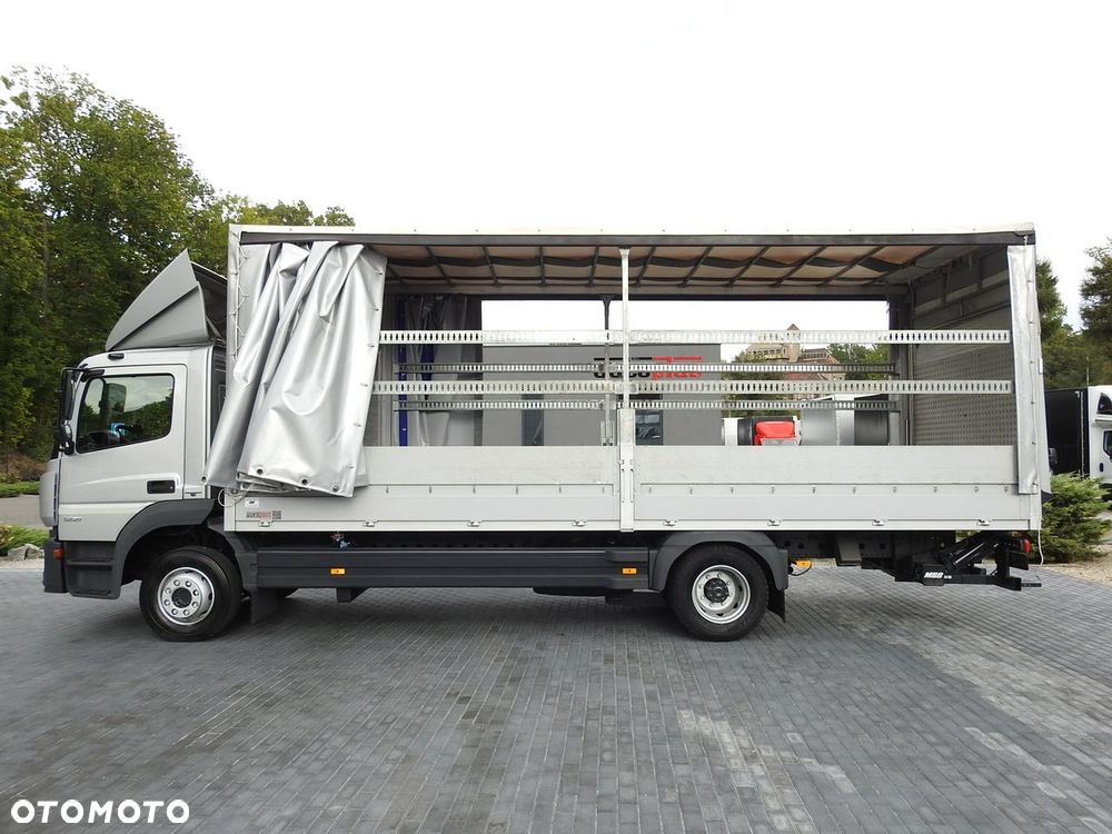 Mercedes-Benz ATEGO 1221 PLANDEKA WINDA 16 PALET WEBASTO KLIMATYZACJA PNEUMATYKA BLIŹNIACZE KOŁA  230KM - 9