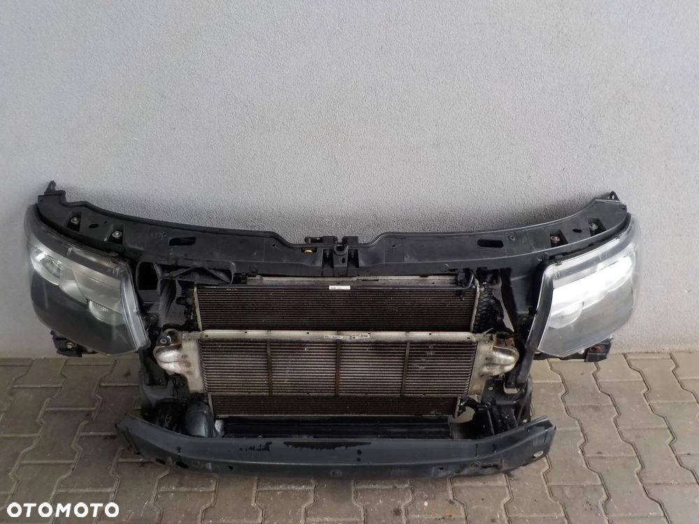 VW T5 LIFT KOMPLETNY PRZÓD PAS PRZEDNI WZMOCNIENIE CHŁODNICE LAMPY - 4
