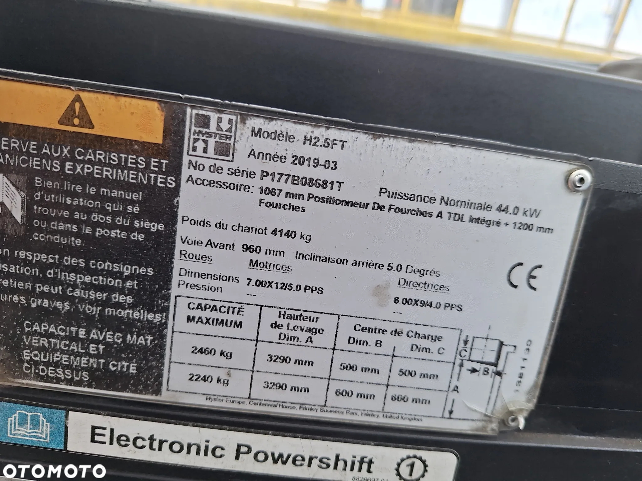 Hyster H2.5FT - 5