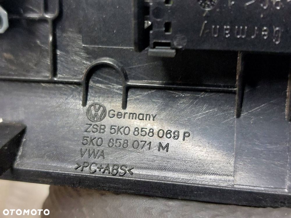 RADIO ODTWARZACZ + PANEL NAWIEWU RAMKA GOLF VI 5K0907044AJ 1K0035186AA - 10