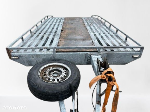 Boro BR2 Przyczepa Ciężarowa Laweta DMC 2000 kg Przewóz Pojazdów - 5