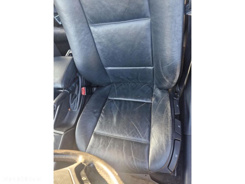BMW E46 KOMBI FOTELE KOMPLET SKÓRA GRZANE LEWY PRAWY KANAPA BOCZKI - 5