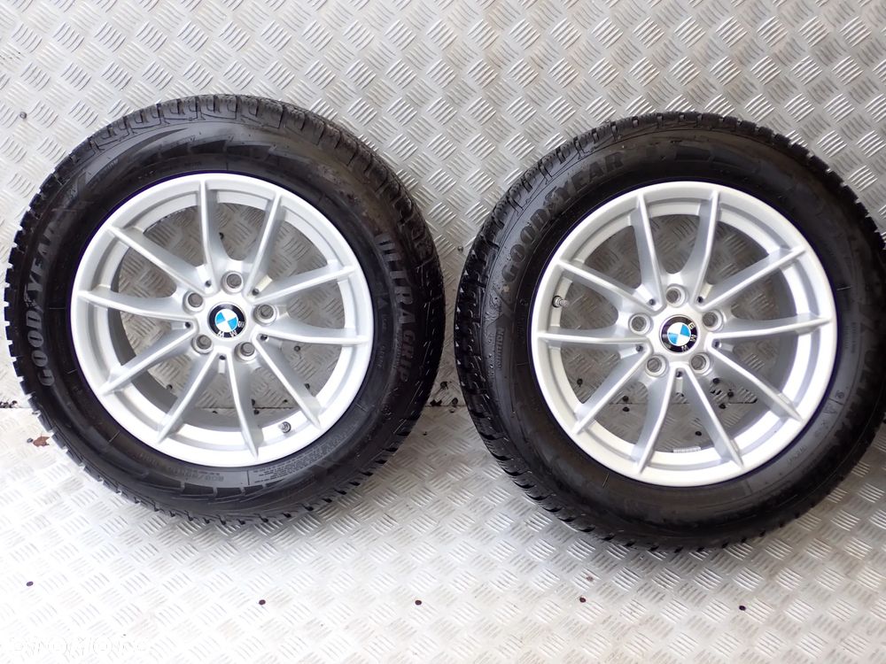 KOŁA FELGI ALUMINIOWE BMW 6,5JX16  ET 22  5X112  BMW 6876921 Z OPONAMI ZIMA GOOD YEAR  205/60/16 - 3