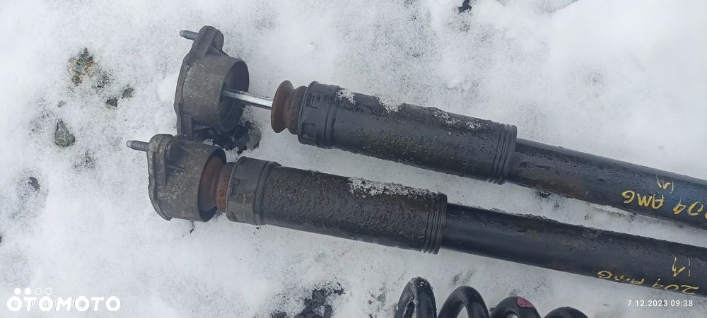 MERCEDES W204 C-KLASA AMORTYZATORY SPRĘŻYNY KOMPLET PAKIET AMG - 3