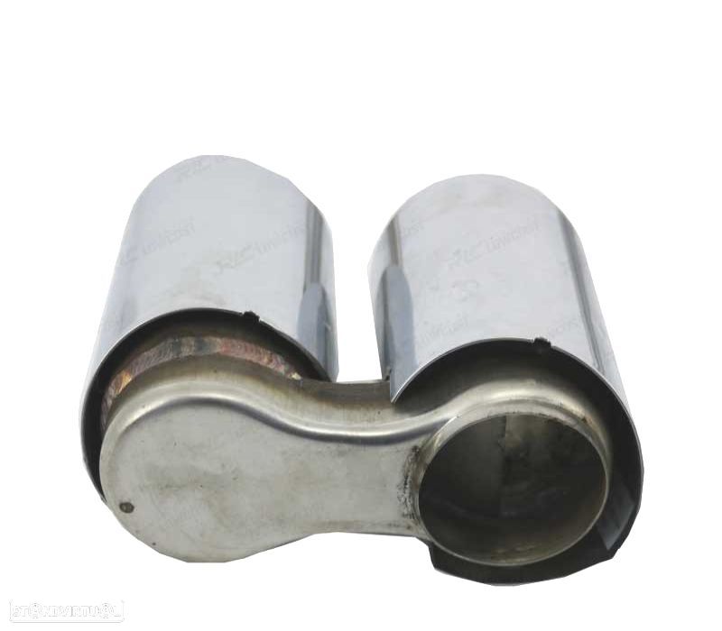 CONJUNTO PONTEIRAS DE ESCAPE DUPLA BMW F30 F31 LOOK M3 - 4