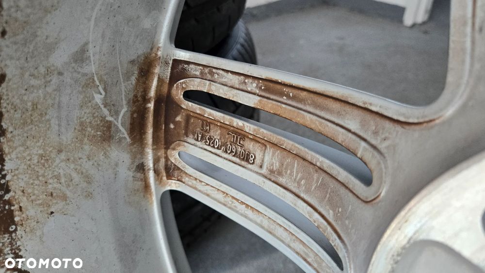 Felgi Audi 19 Pompeje OEM 9Jx19 ET52 5x112 A4 A5 A6 TT S-line komplet z oponami - 13
