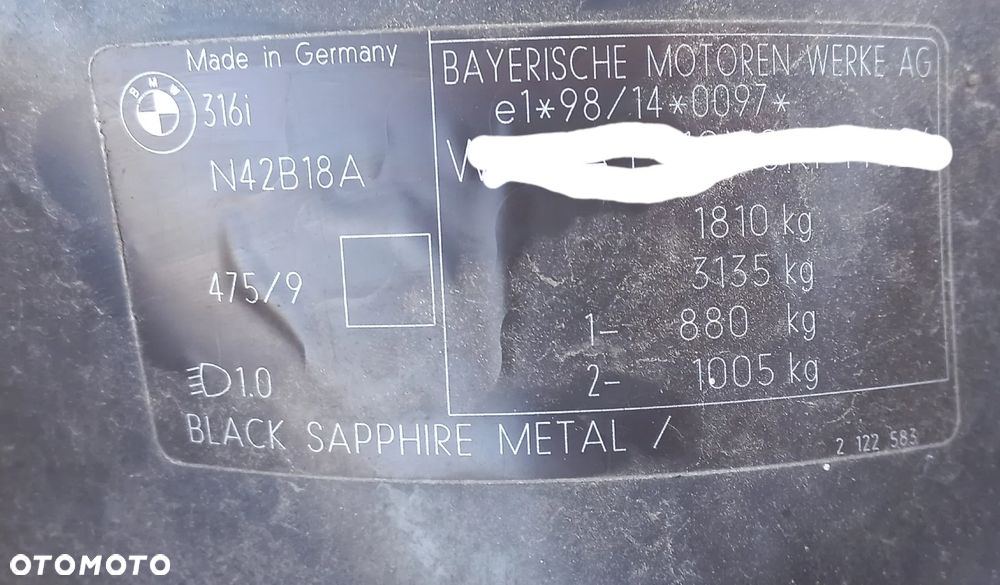 Bmw e46 lift 1.8 03r wszystkie części - 8
