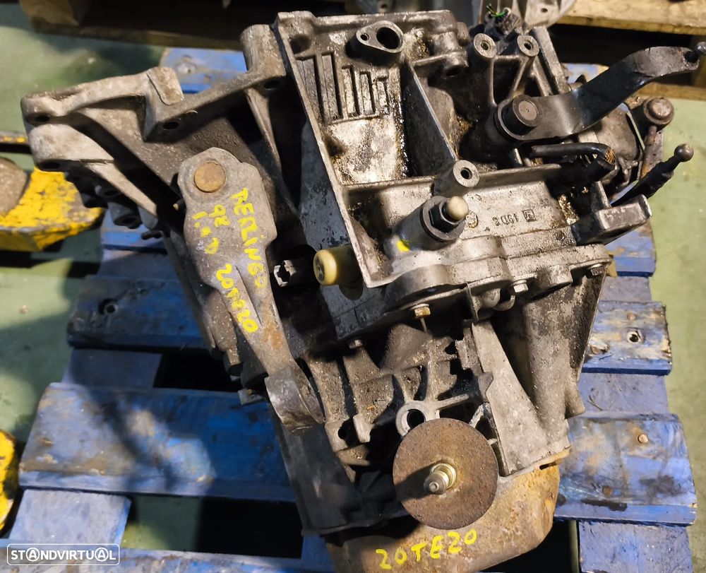 CAIXA DE VELOCIDADES PEUGEOT PARTNER CITROEN BERLINGO 1.9D 20TE49 20TE20 - 2