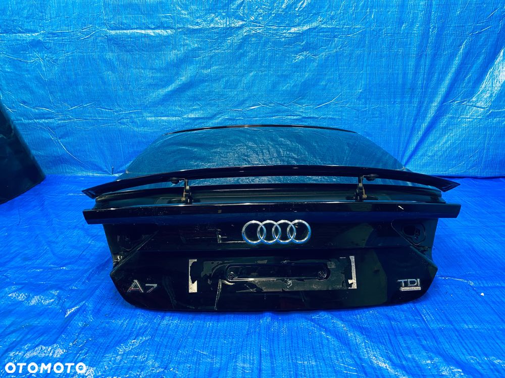 KLAPA TYŁ TYLNA BAGAŻNIKA AUDI A7 C7 4G SPORTBACK 2011- S-LINE ; CZARNA LAKIER LY9B ORYGINAŁ KOMPLETNA - 3