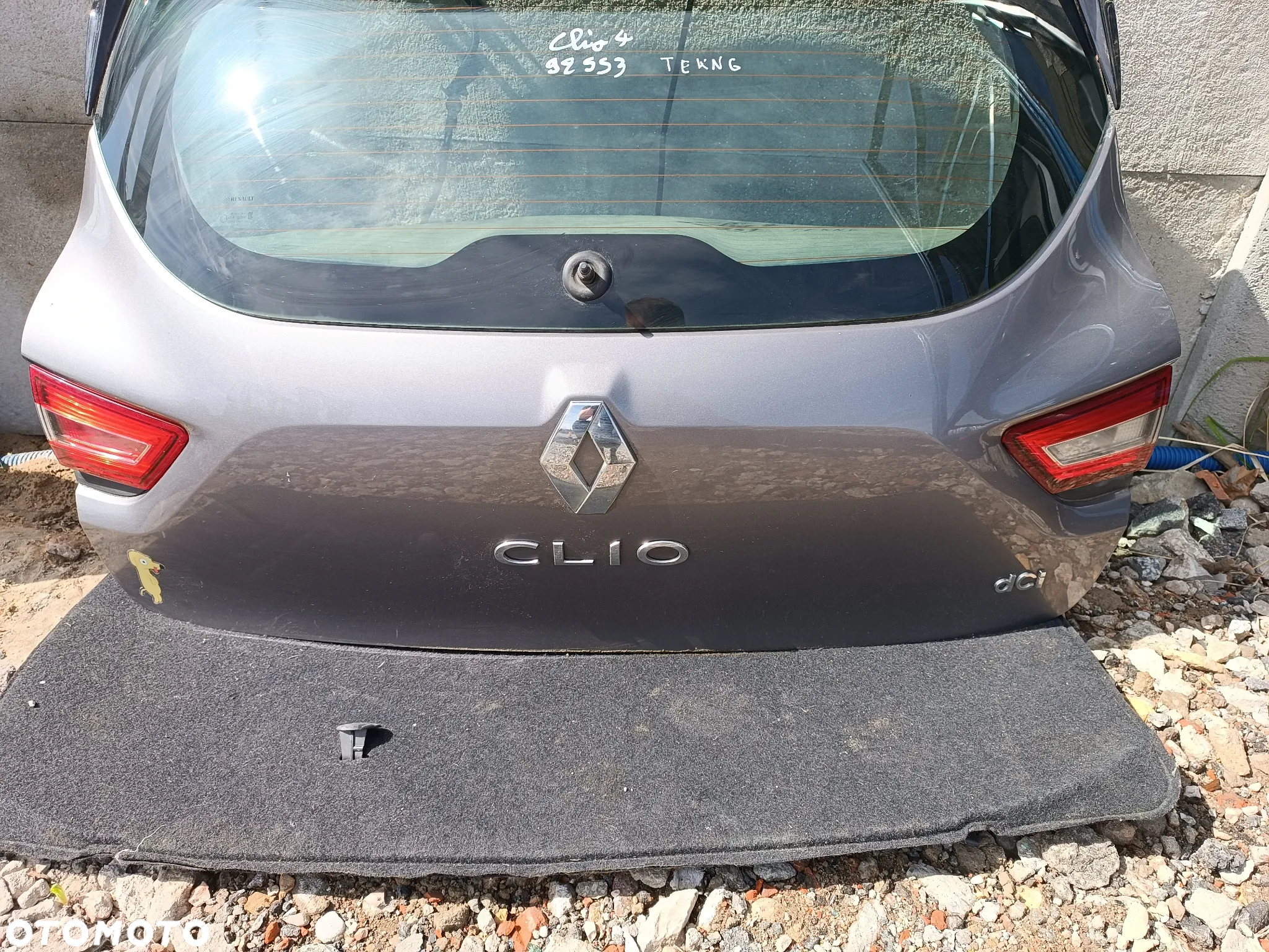 KLAPA BAGAŻNIKA POKRYWA RENAULT CLIO IV - 3