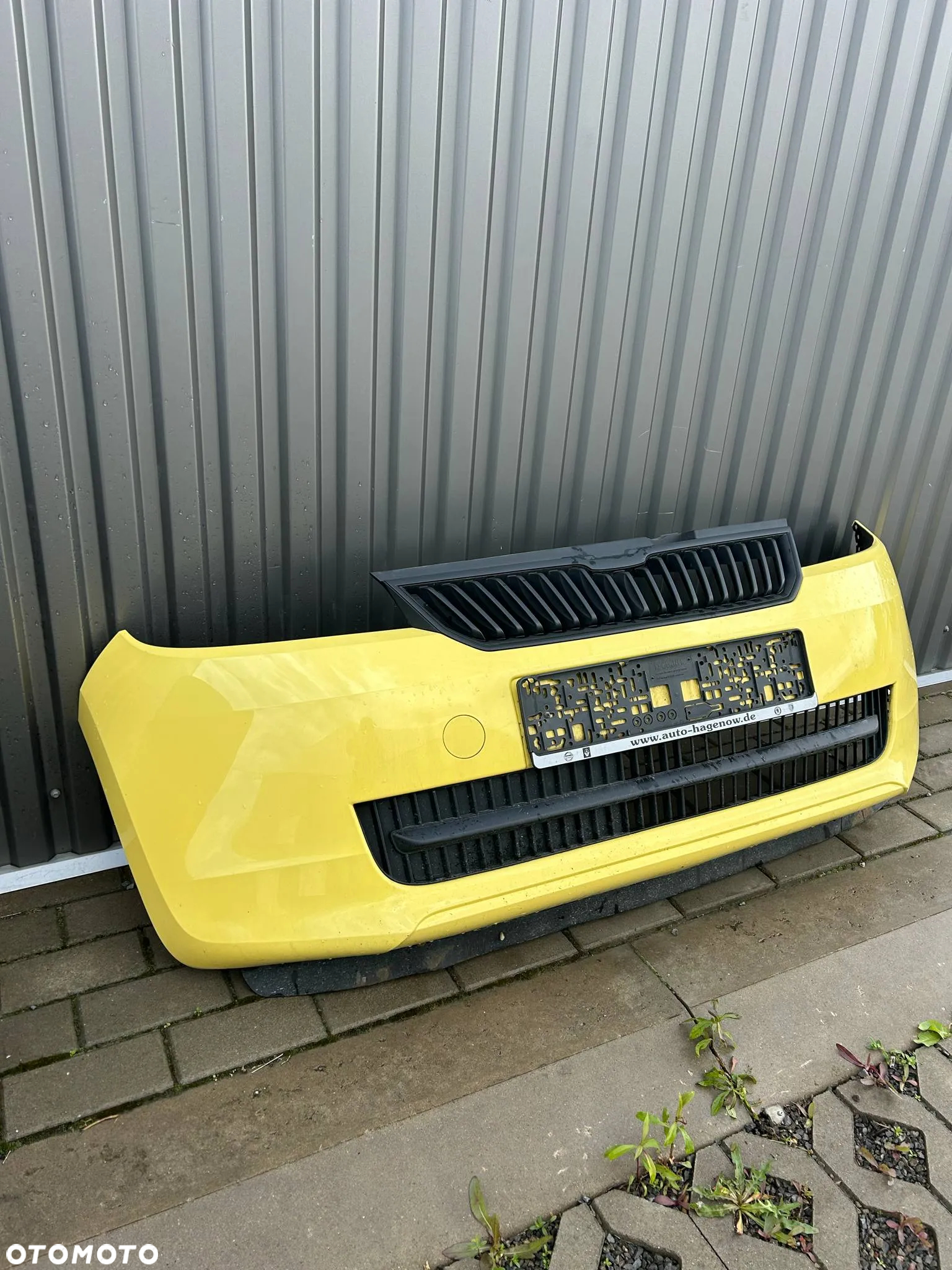 Skoda Citigo Zderzak przód, przedni kompletny grill, ładny LB1B - 2
