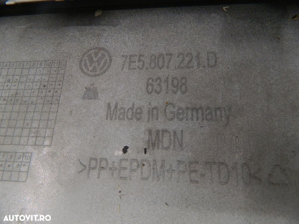 Bara fata VW Transporter T6, 2014, 2015, 2016, 2017, 2018, 7E5807221D. - 9