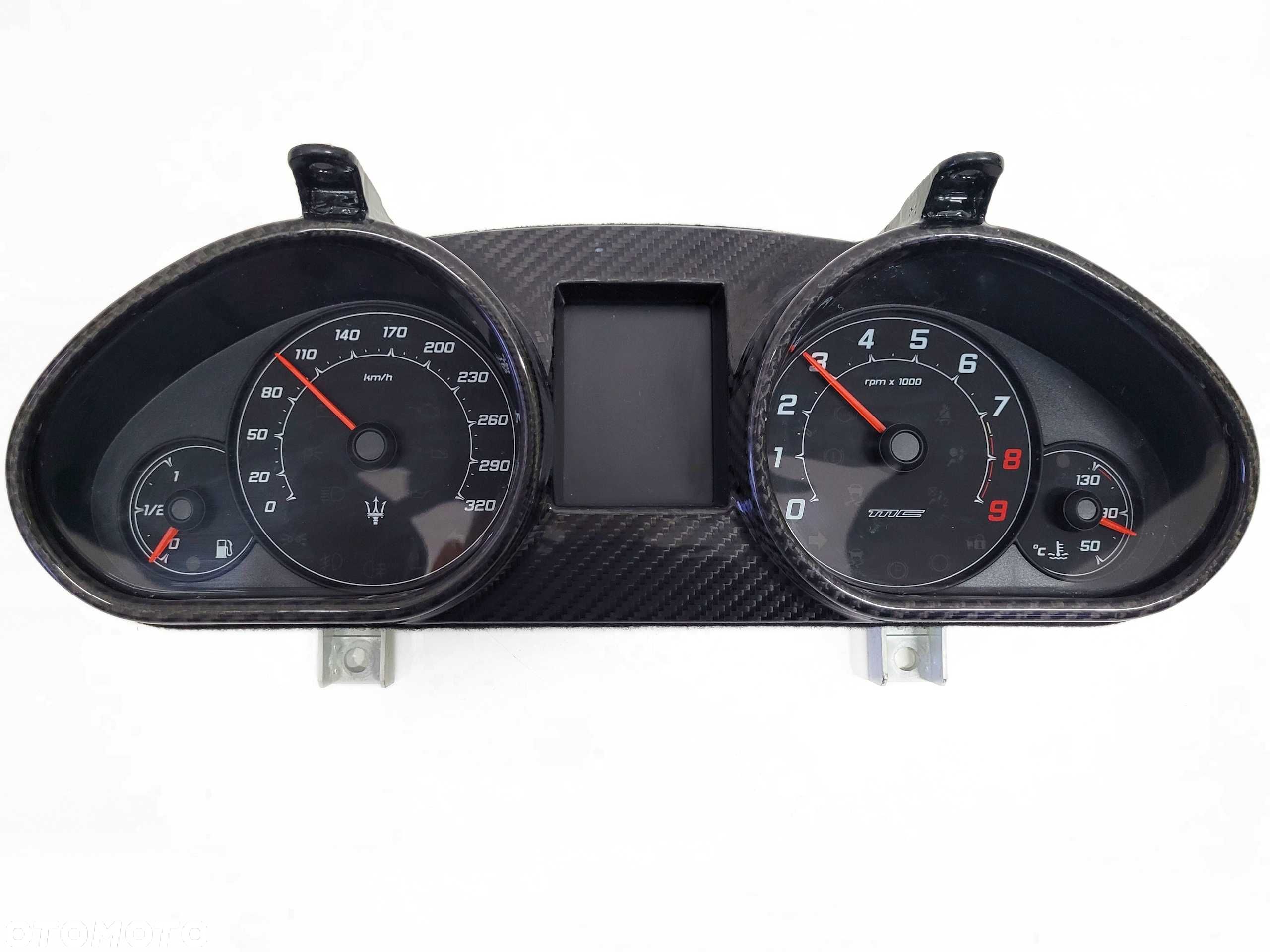 Maserati Granturismo MC - licznik prędkościomierz zegary KM/H - CARBON - 1