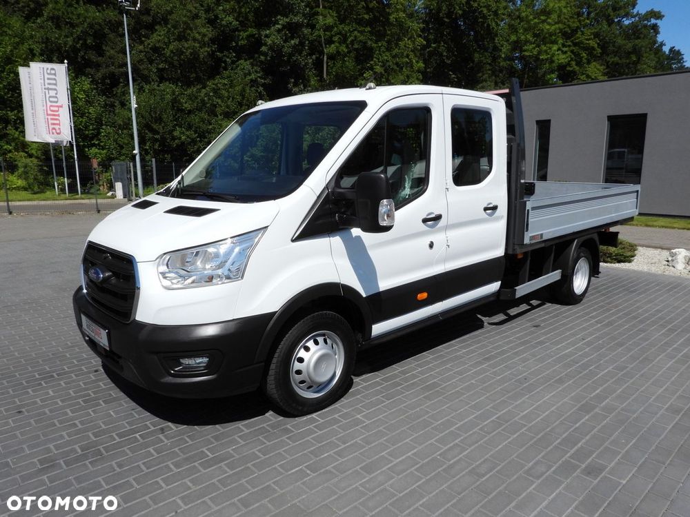 Ford TRANSIT SKRZYNIA PODWÓJNA KABINA DOKA 7 MIEJSC BLIŹNIACZE KOŁA KLIMATYZACJA  130KM - 7