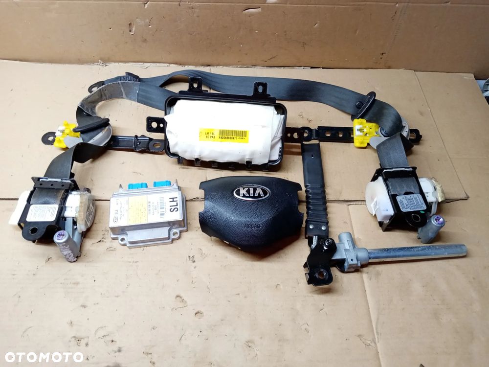 Poduszka konsoli kierowcy poduszki pasy sensor AIRBAG zestaw naprawczy Kia Sportage III - 1