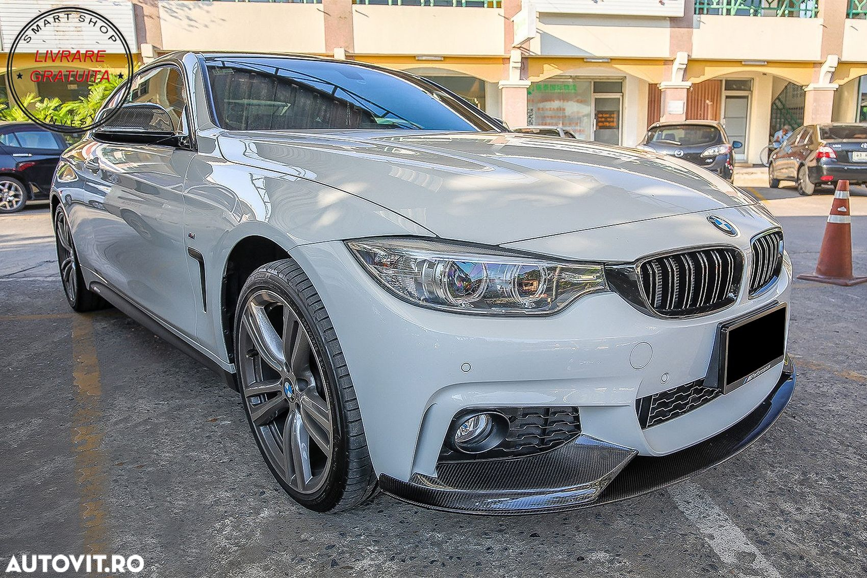 Prelungire Bara Fata BMW Seria 4 F32 F33 F36 (2013-03.2019) M-Performance Carbon F- livrare gratuita - 7