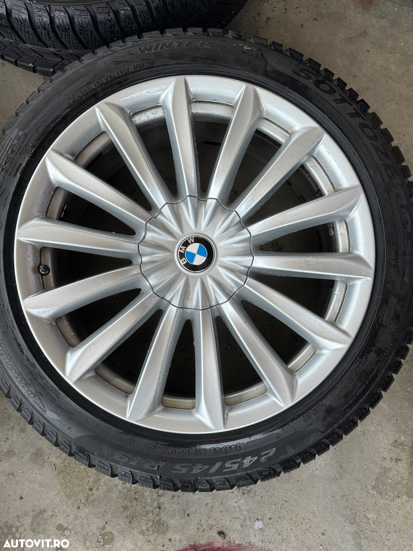 Vând set jante originale cu anvelope BMW seria 7 G11-G12 - 4