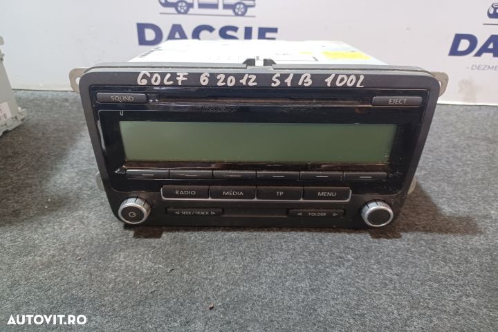Radio cd 1K0057187AX Volkswagen VW Golf 6 [2008 - 2015] Hatchback 5-u - 1