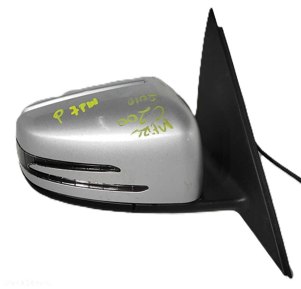 lusterko prawe MERCEDES C-KLASA W204 7 PIN - 1