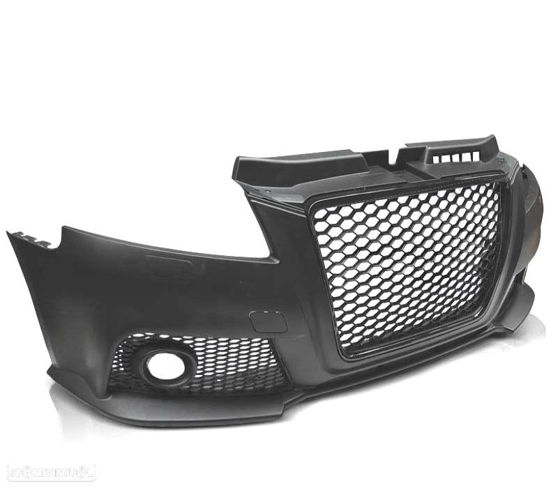 PARA-CHOQUES FRONTAL AUDI A3 8P 08-12 LOOK RS3 PRETO SRA - 2