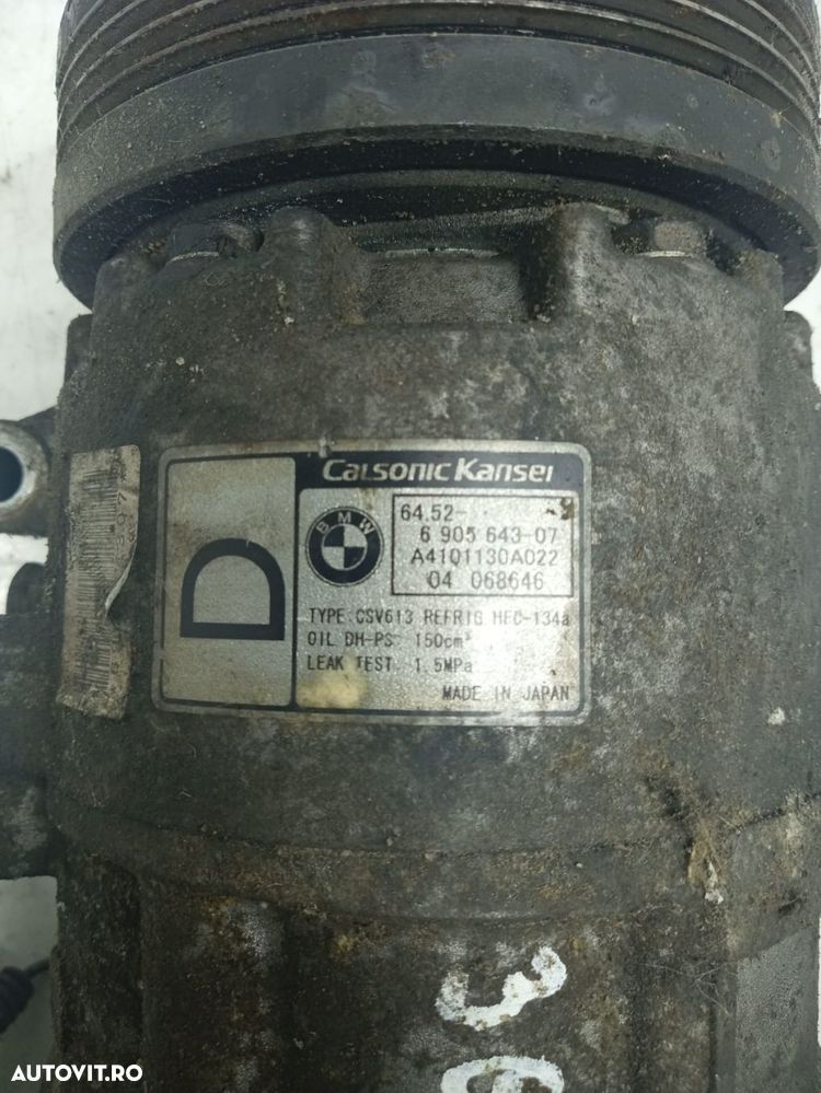 Compresor clima AC 690564307 2.0 D m47 204d4 BMW Seria 3 E46 [facelif - 3