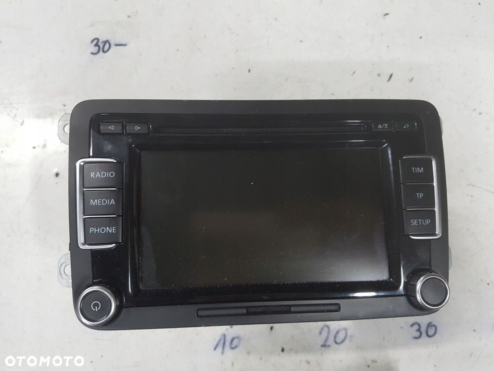 VW TIGUAN I 5N 06-10r RADIO CD RADIOODTWARZACZ 3C8035195 - 1