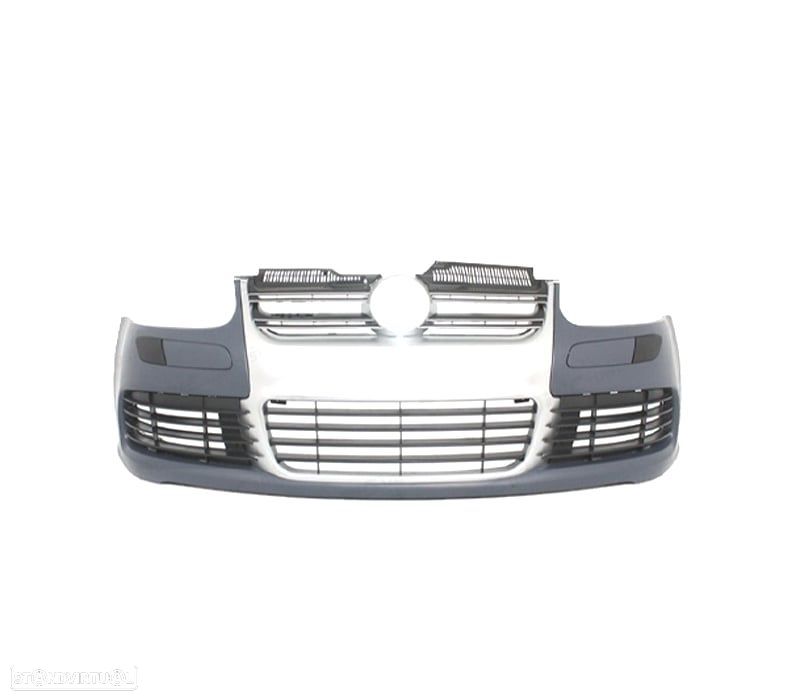 PARA-CHOQUES FRONTAL VOLKSWAGEN VW GOLF 5 LOOK R32 CROMADO - 2