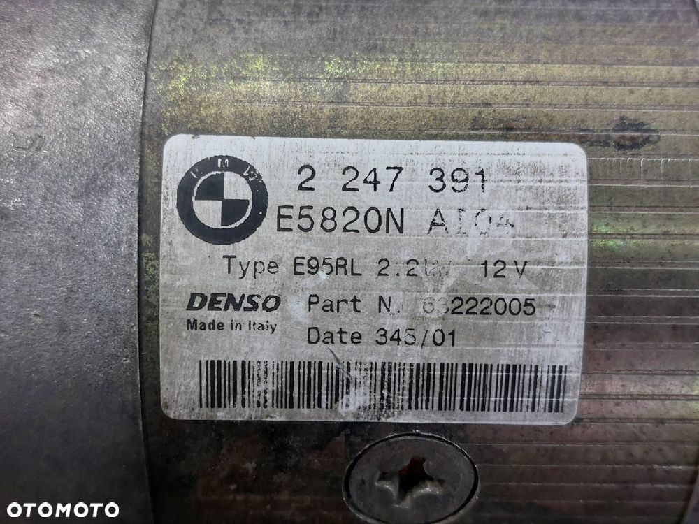 ROZRUSZNIK BMW E39 530d 3.0 D 2247391 ID: 236360 - 2