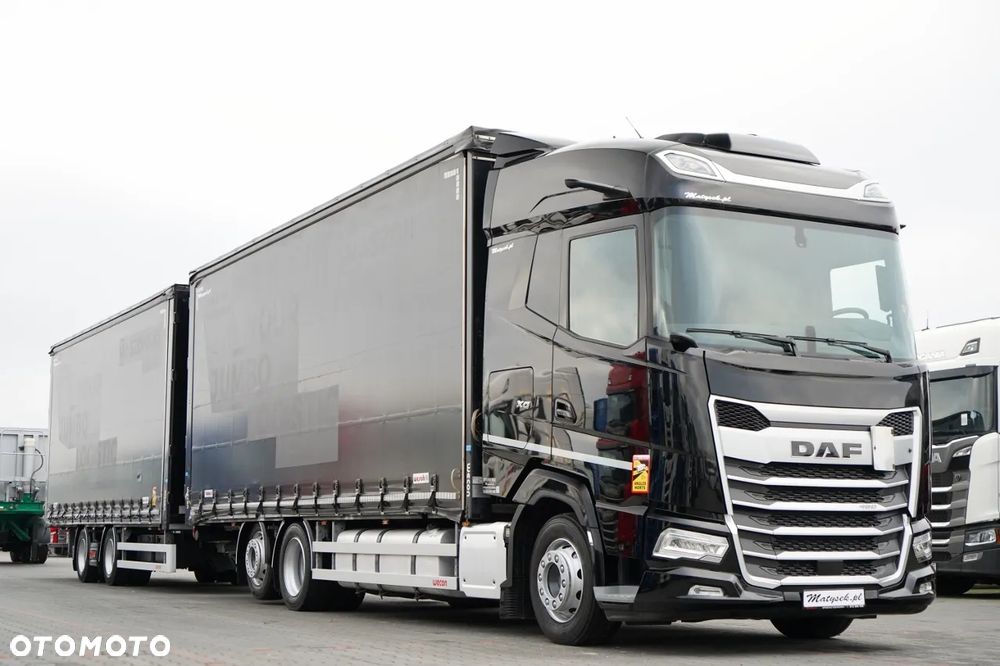 DAF XG 480 / ZESTAW TANDEM / 120 M3 / PRZEJAZDOWY / OŚ PODNOSZONA / KLIMA POSTOJOWA / WECON / SAF / - 6