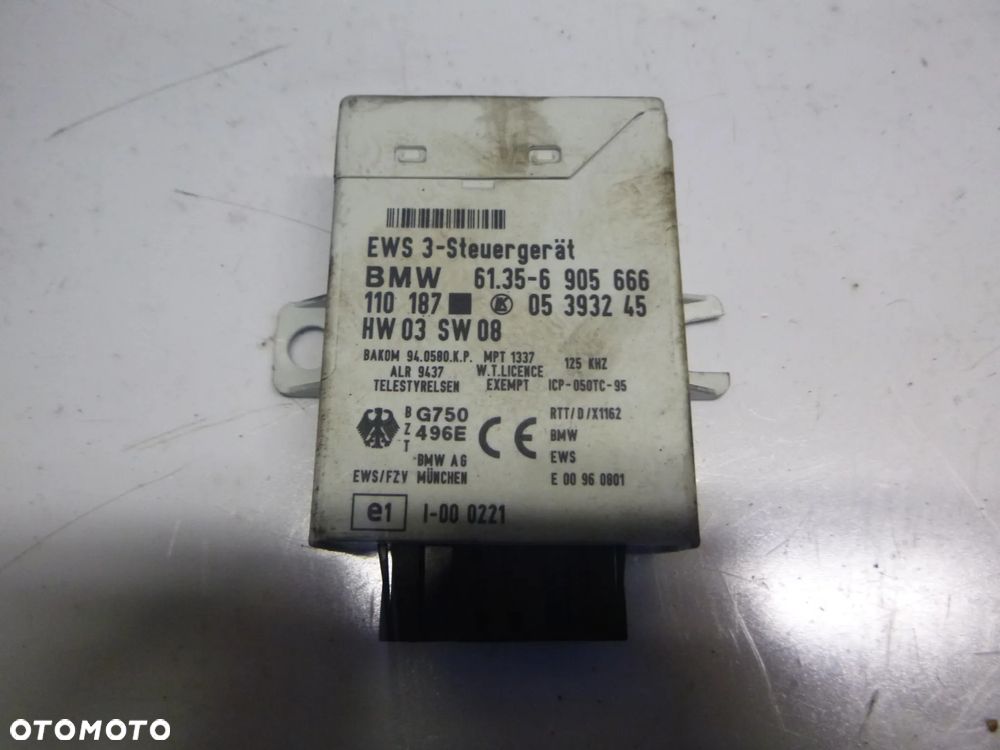 ZESTAW STARTOWY BMW E46 1,8 16V 2004r  STEROWNIK 0261209007 - 3