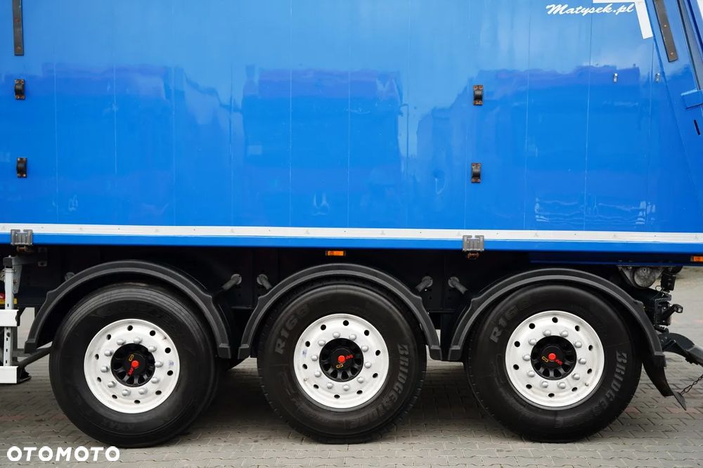 Bodex WYWROTKA 31 m3 / ALUMINIOWA / OŚ PODNOSZONA / SAF / ALUFELGI / - 18