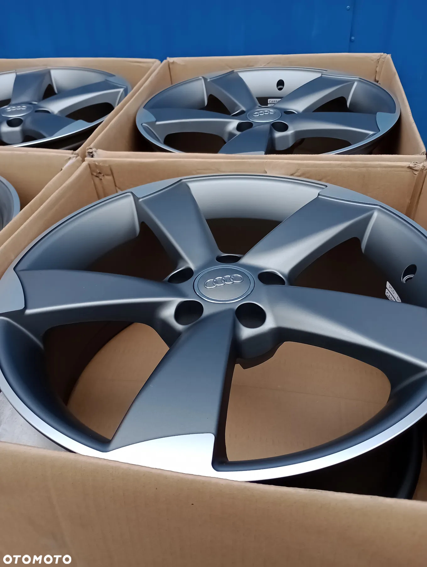 FELGI ALUMINIOWE NOWE 5x112 R18 ET45  AUDI ROTOR A3 A4 A6 A8 Q2 Q3 TT SQ2 - 4